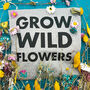 100% Organic Grey Unisex T Shirt 'Grow Wildflowers', thumbnail 2 of 5