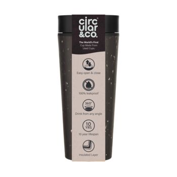Leakproof Reusable Cup 16oz Black And Cosmic Black, 6 of 6