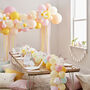Daisies And Pastel Balloon Spring Balloon Arch, thumbnail 1 of 3