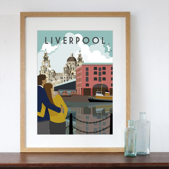 Liverpool Albert Dock Art Print, 2 of 4