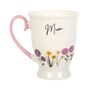 Mum Wildflower Pedestal Mug | Mother's Day Gift, thumbnail 2 of 2