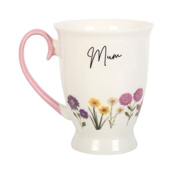 Mum Wildflower Pedestal Mug | Mother's Day Gift, 2 of 2