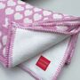 Personalised Knitted Heart Baby Blanket, thumbnail 9 of 11