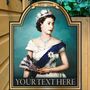 Queen Elizabeth 2nd Home Pub Sign / Man Cave Sign, thumbnail 1 of 8