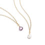 Petite Teardrop Gemstone Necklace, thumbnail 1 of 7