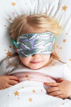 Kids 100% Silk Hand Illustrated Sleep Mask, 8 of 12