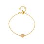 Brooklyn Rose Quartz And Gold Plated Bracelet, thumbnail 3 of 4