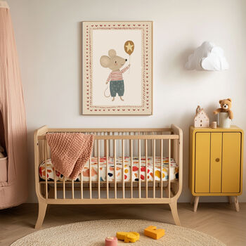 Sweet Mouse Nursery Art Print, 3 of 3