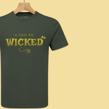 'A Little Bit Wicked' Glittery Teens/Adults T Shirt, 2 of 12