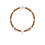Tiger's Eye And Silver Beads Healing Crystals Bracelet Gift, thumbnail 3 of 5