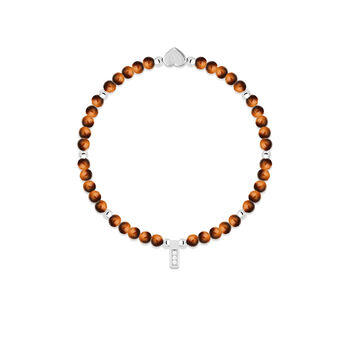 Tiger's Eye And Silver Beads Healing Crystals Bracelet Gift, 3 of 5