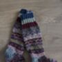 Fair Isle Folk Sofa Socks 100% Wool, thumbnail 5 of 8