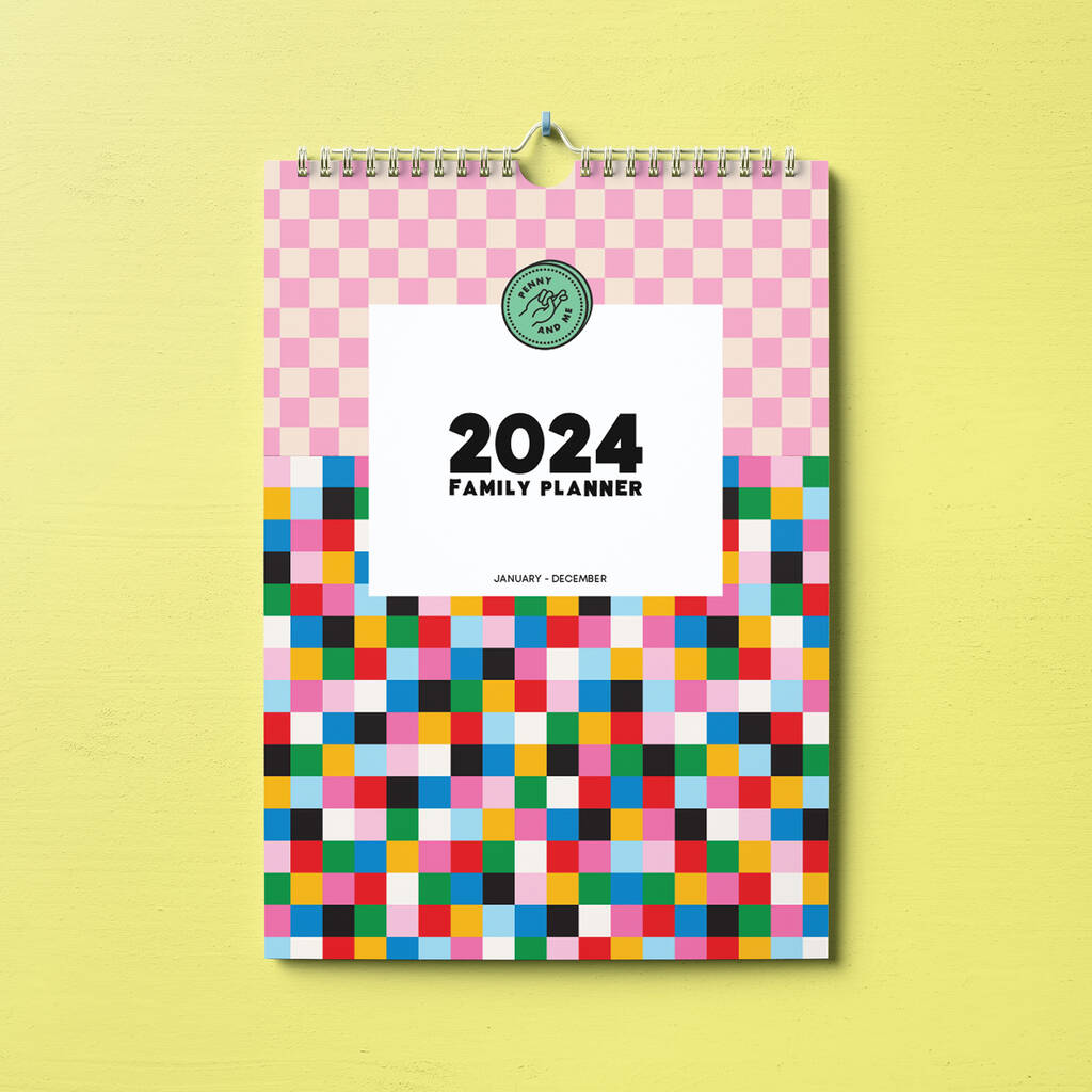 2024 Family Planner A3 Wall Calendar By Penny and Me