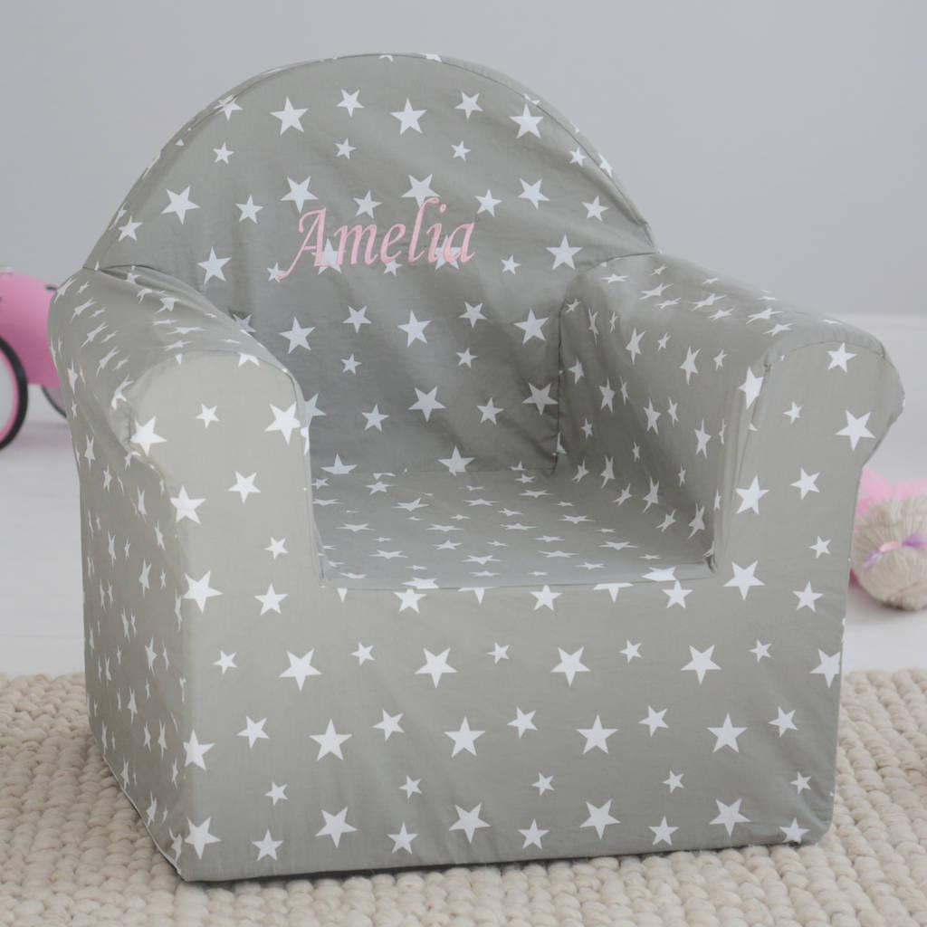 personalised baby armchair
