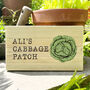 Personalised Cabbage Patch Wooden Sign, thumbnail 1 of 2