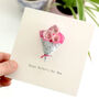 Mother's Day Paper Flower Bouquet Card For Mummy, thumbnail 2 of 3