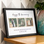 Personalised Wood Photo Framed Print With Three Photos, thumbnail 2 of 7