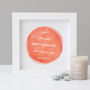 Personalised Watercolour Quote Print, thumbnail 1 of 2