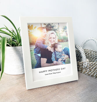Personalised White Framed Handmade Photo Gift, 7 of 8