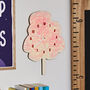 Candy Floss Glow In The Dark Clock, thumbnail 1 of 8