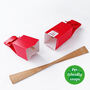 Six Reusable Eco Crackers 'Christmas Red' Design, thumbnail 4 of 8