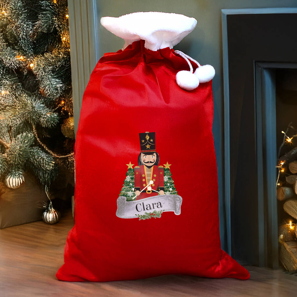 Personalised Christmas Nutcracker Sack For Kids, 1 of 5