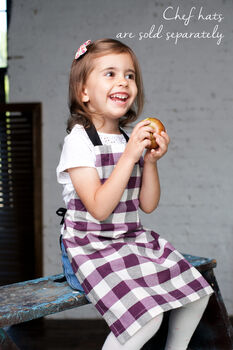 Matching Checked Christmas Aprons | Kids And Adults, 3 of 12