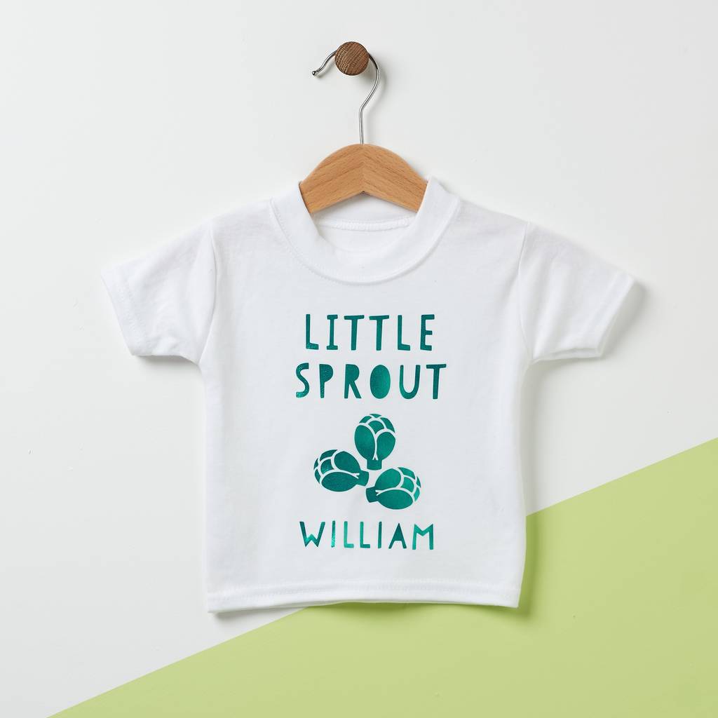 Little Sprout Kid's T Shirt By Owl & Otter | notonthehighstreet.com