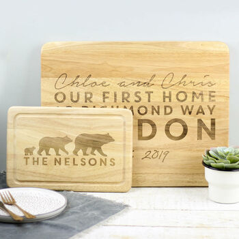 Personalised Compass Chopping Board, 6 of 6