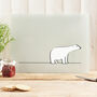 Polar Bear Glass Worktop Saver, thumbnail 1 of 3