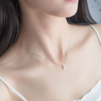 Sterling Silver Geometric Llama Pendant Necklace, 2 of 5