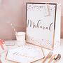 Mubarak Gift Bags White And Rose Gold Three Pack, thumbnail 2 of 5
