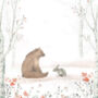 Bear And Rabbit In The Woods Wallpaper, thumbnail 4 of 4