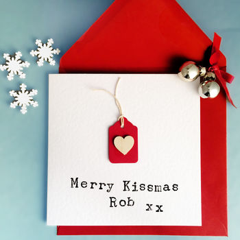 Personalised Heart Christmas Card, 2 of 3