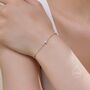 Sterling Silver Opal Starburst Bracelet In Sterling Silver, thumbnail 6 of 11