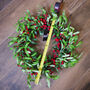 60cm Large Luxury Christmas Mistletoe Red Berry Wreath, thumbnail 7 of 7