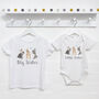Big Sister Little Sister Bunny T Shirt Set, thumbnail 2 of 3