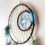 Moon/Star Boho Brown Turquoise Dream Catcher, thumbnail 4 of 6