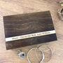 Veneer Personalised Wooden Anniversary Box, thumbnail 9 of 12