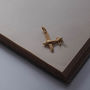 Airplane Necklace In Solid Gold, thumbnail 2 of 6