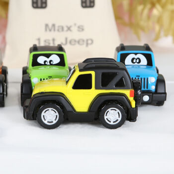 Toy Junior Jeep And Personalised Gift Bag, 5 of 5
