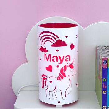 Personalised Unicorn LED Night Light, 2 of 12