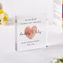 Personalised Daddy And Me First Father’s Day Plaque Gift, thumbnail 1 of 4