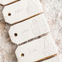 Personalised Christmas Place Settings/Gift Tag Iced Biscuits, thumbnail 8 of 11