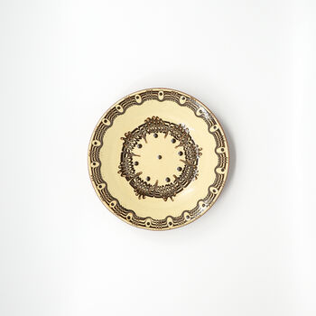 Stoneware Side Serving Plate In Beige Colour, 4 of 5