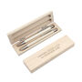 Personalised Special Message Wooden Pen Set, thumbnail 4 of 5