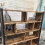 Industrial Reclaimed Bookcase Shelf Unit 521, thumbnail 4 of 7
