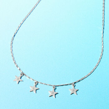 Personalised Starry Skies Initials Necklace, 4 of 8