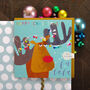 Christmas Moose Greetings Card, thumbnail 4 of 5