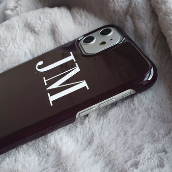 Black And White Personalised Phone Case, 4 of 9